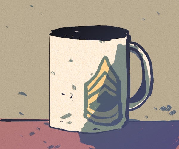 What enlisted troops drink at every stage of their careers