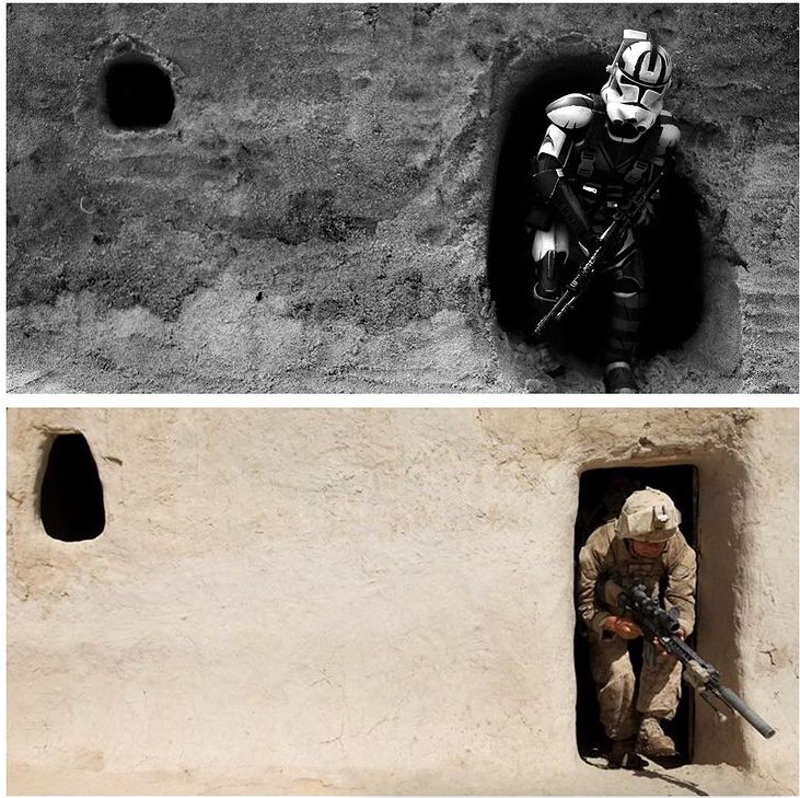 Top photo courtesy Matthew Callahan, bottom photo by Marine Combat Cameraman Phillip Elgie