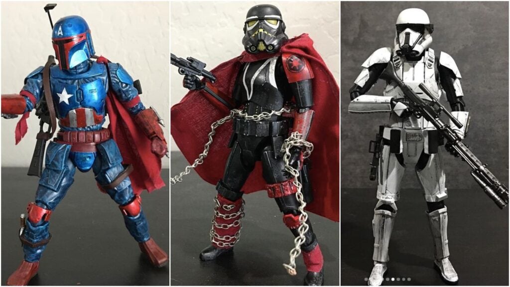 Meet the military veterans transforming ‘Star Wars’ action figures into works of art