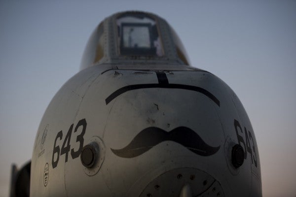We salute these mustachioed A-10s for making close air support classy AF