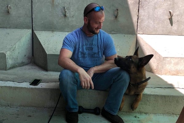 ‘He’s my dude’ — Marine vet fights to stay with Abel, his loyal bomb-sniffing dog