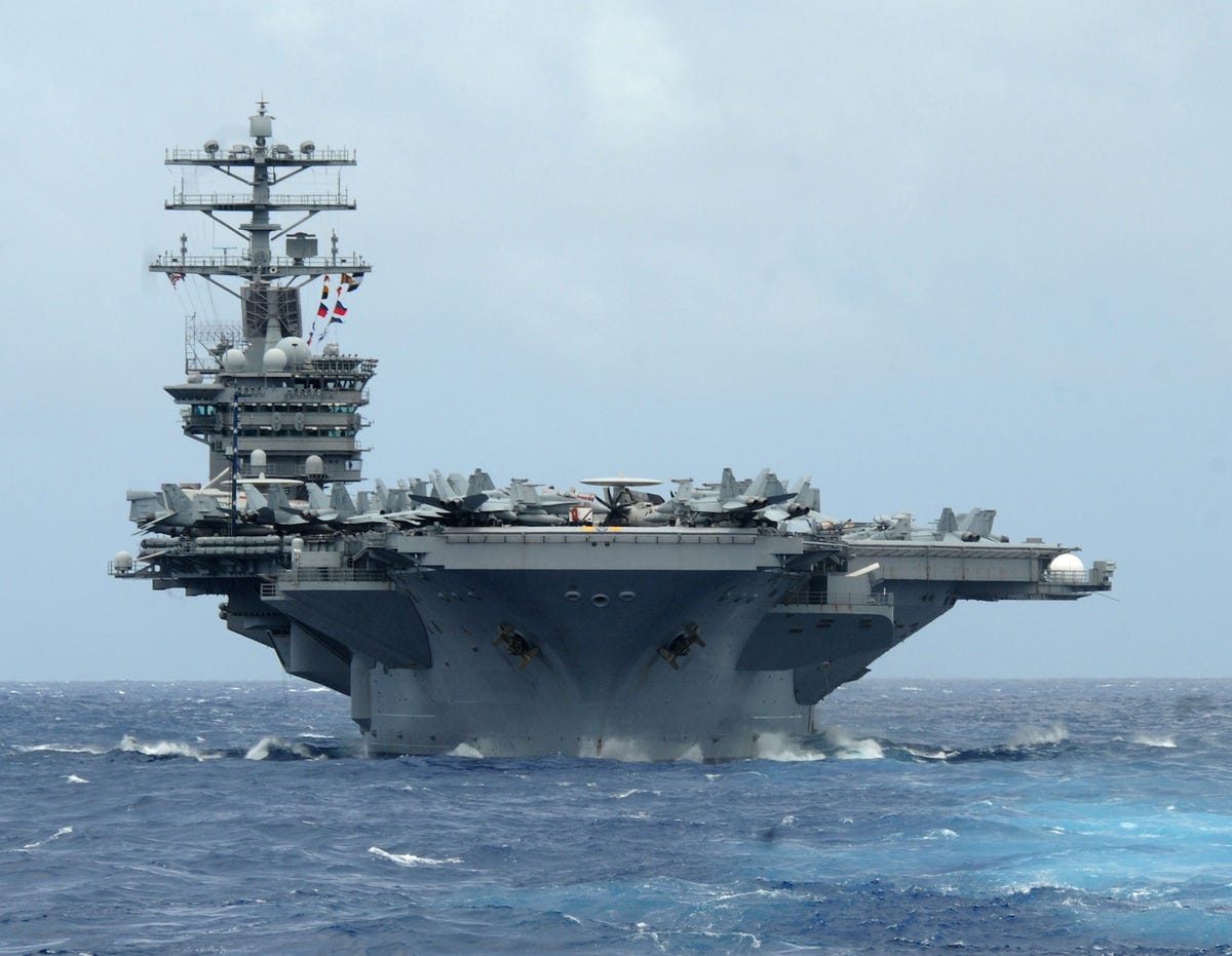 How Navy aircraft carriers have projected US military might all over the world for nearly a century