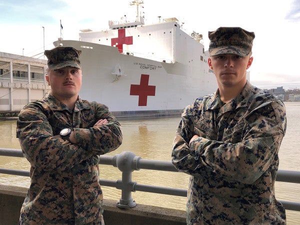 We salute the pair of Marines who saved dying COVID-19 patients on a NYC pier