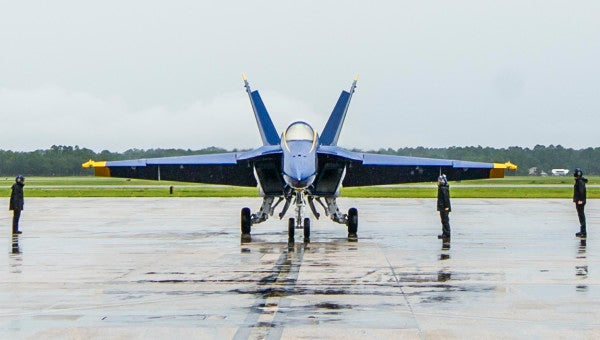 The Blue Angels just received their first F/A-18 Super Hornet