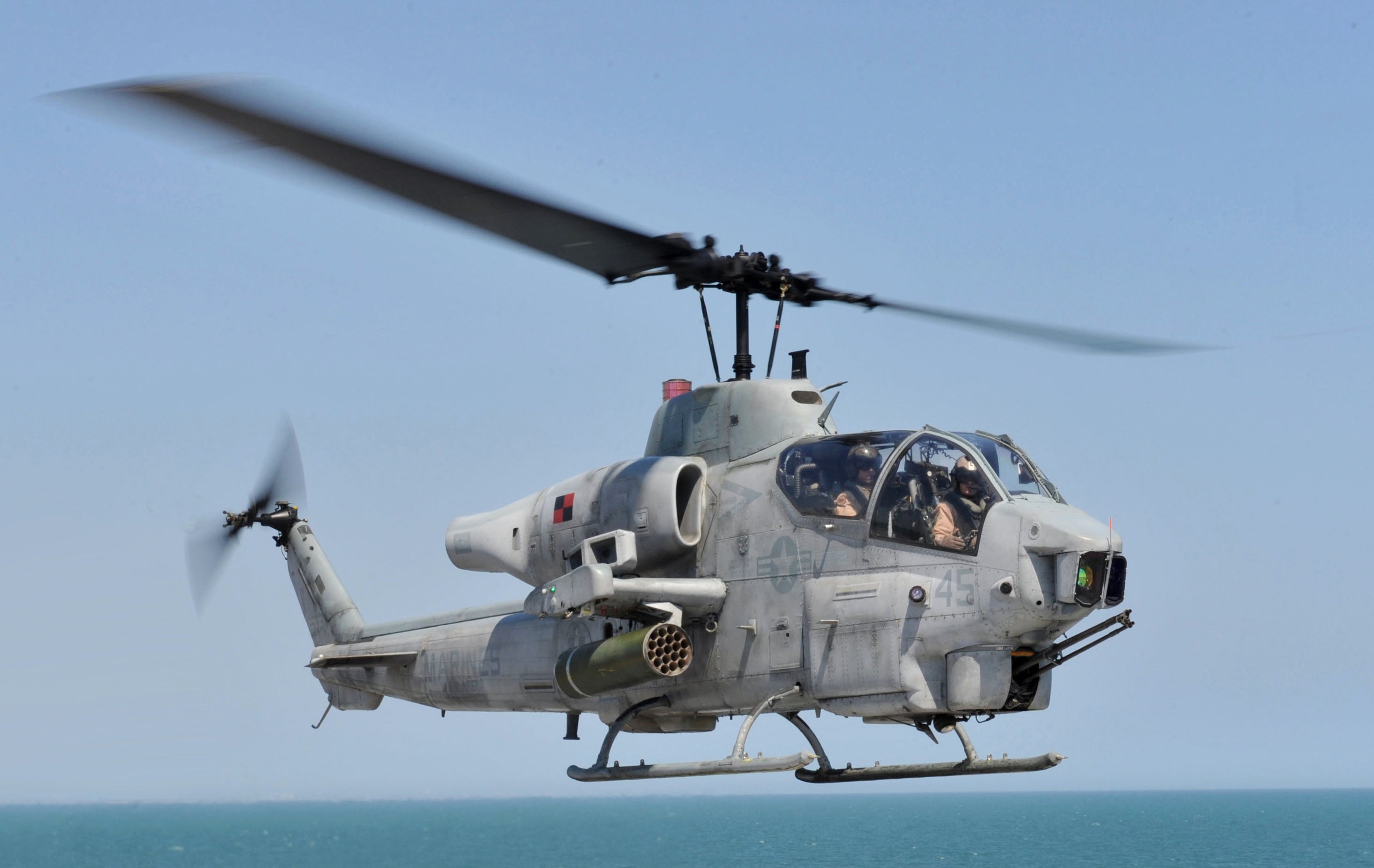 The Marine Corps AH-1W Super Cobra makes its final flight after more than 30 years of service