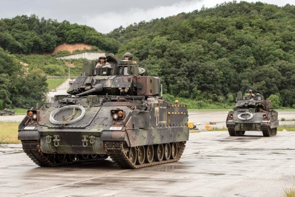 Army moves to kick out 3 unit leaders after deadly Bradley accident in South Korea