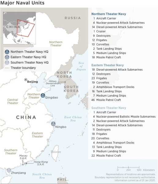 Newly-released Pentagon maps reveal the limits of China’s growing military power