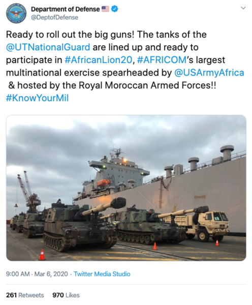 DoD tweets picture of ‘tanks’ that are definitely not tanks