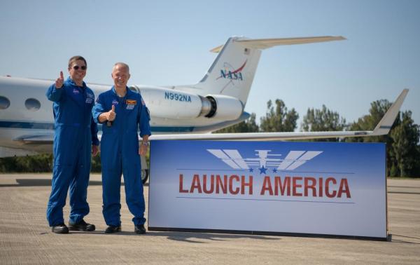 The Marine and airman crewing America’s first manned space launch in years are best buds
