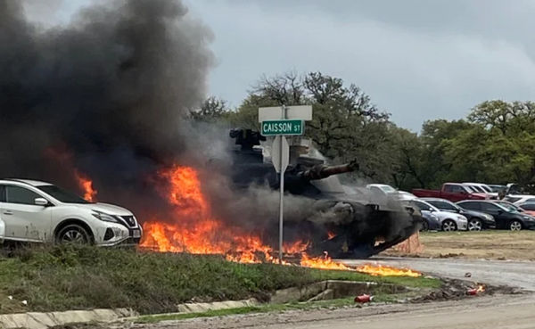 The Army is investigating why an M1 Abrams tank burst into flames on Fort Hood