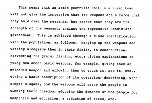 The Psyops Manual The CIA Gave To Nicaragua’s Contras Is Totally Bonkers