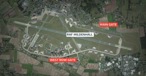 Shots Fired After Intruder Attempted To ‘Ram’ US Air Force Base Checkpoint In England