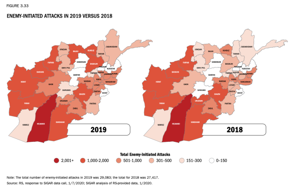 Taliban attacks in Afghanistan are at their highest level in a decade