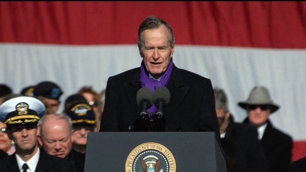 Former President George H.W. Bush Honored As ‘America’s Last, Great Soldier Statesman’
