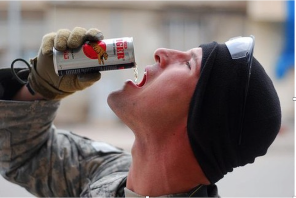 How a local energy drink became an icon of the Iraq War