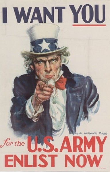 How Recruitment Posters Used Pay, Patriotism, And Sex Appeal To Bolster The Ranks