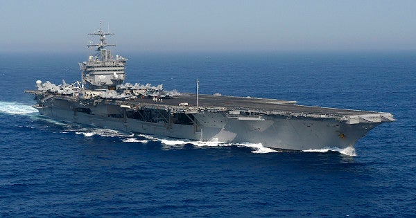 The Navy is trying to figure out how to dispose of the world’s first nuclear-powered aircraft carrier