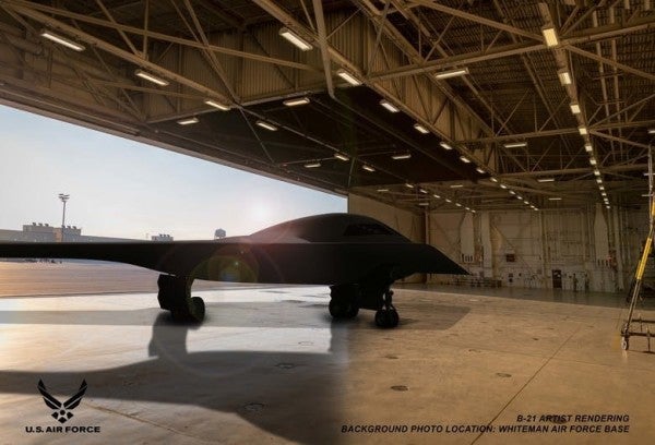 The Air Force finally released new images of its stealthy B-21 bomber