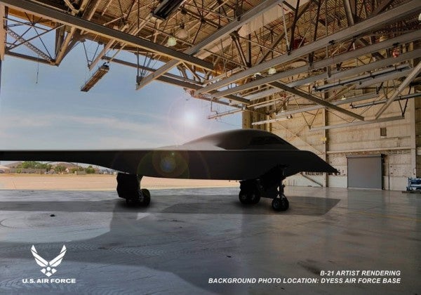 The Air Force finally released new images of its stealthy B-21 bomber