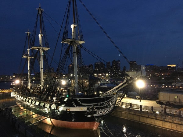 The Newly Restored USS Constitution Returns To The Water