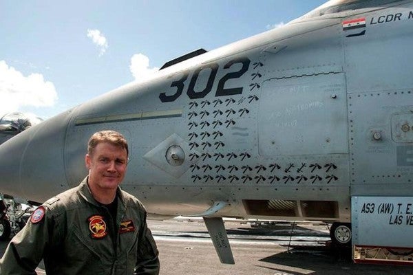 The F/A-18 Super Hornet that pulled off the US’s first air-to-air kill in 18 years still has the war paint to prove it