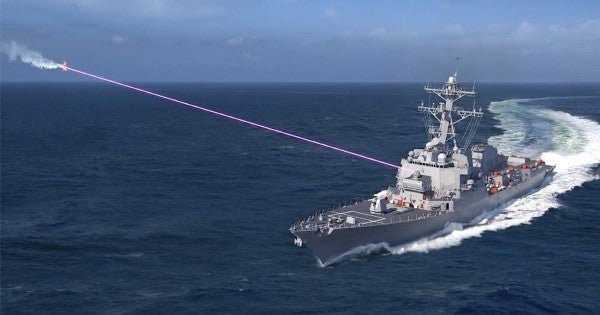 One lucky destroyer crew will officially be the first to rock the Navy’s newest laser weapon