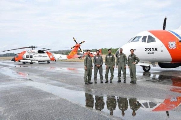 This Coast Guard pilot braved a hurricane — and made history in the process