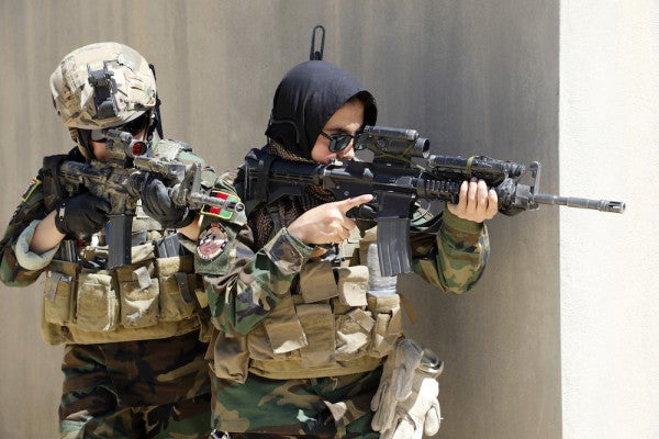 Watch Afghan Special Forces’ All-Female Platoon Train To Kick Ass And Take Names