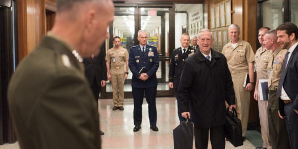 On The Road, Defense Secretary Mattis Is More ‘Warrior Monk’ Than ‘Mad Dog’