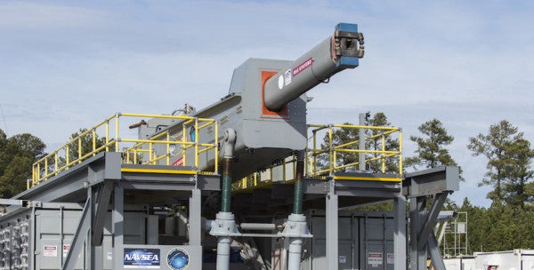The Navy’s top officer just admitted the much-hyped electromagnetic railgun is a big mess