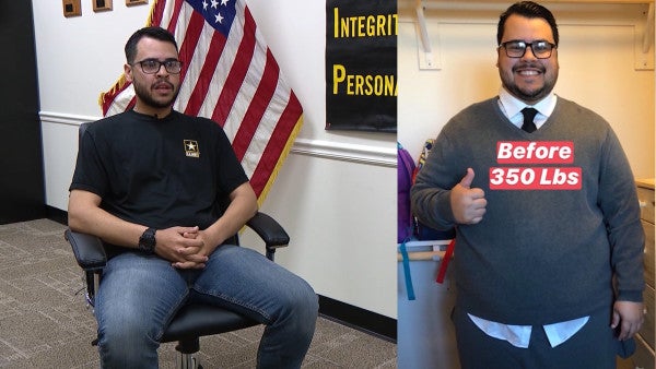 Florida man loses more than 180 pounds to join the Army