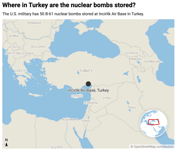 Why the US has nukes in Turkey — and why it’s so hard to remove them