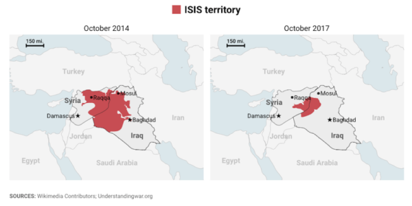 How Much Territory Has ISIS Lost In Iraq And Syria? Check These Maps