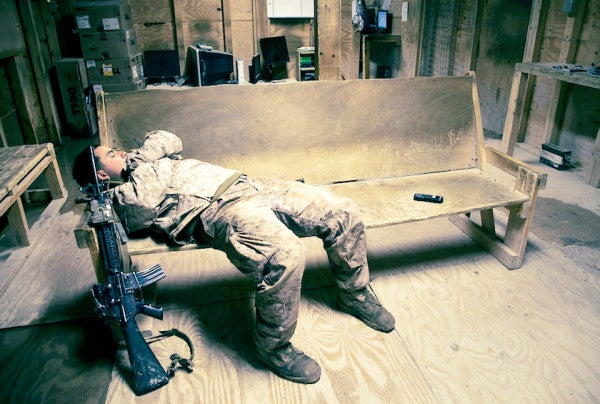 7 Sleeping Positions Every Service Member Eventually Masters