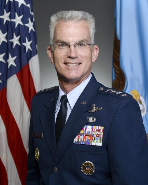 We salute this Air Force general for his epic post-retirement face armor
