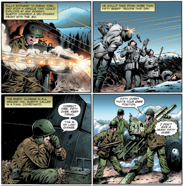 The heroism of Medal of Honor recipients Audie Murphy and Sal Giunta get the comic book treatment