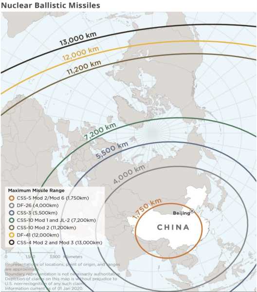 Newly-released Pentagon maps reveal the limits of China’s growing military power