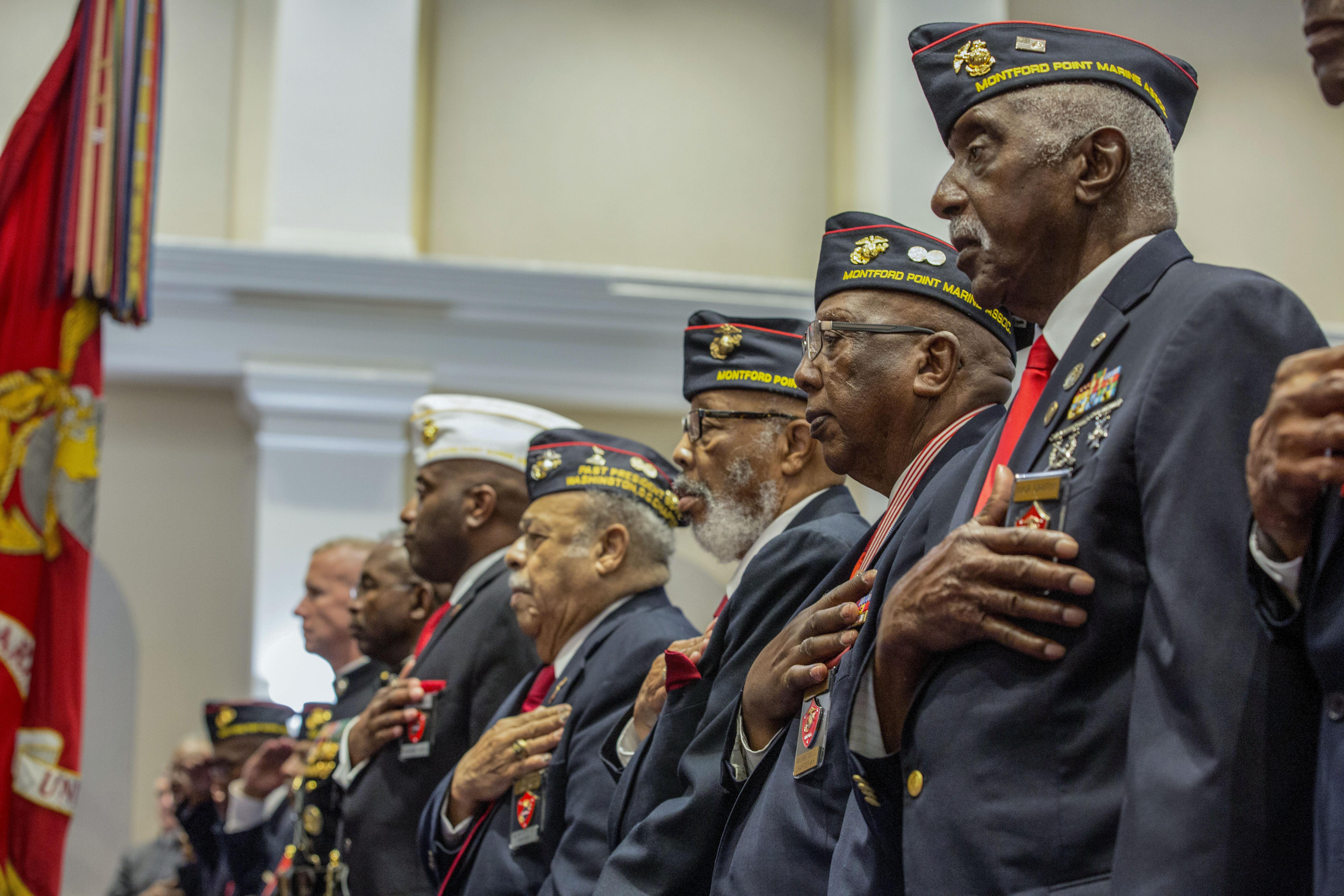One of the first Black Marines finally gets his Congressional Gold Medal
