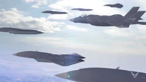 The Air Force is pushing forward with ‘Skyborg’ combat drones to deploy alongside manned fighter jets