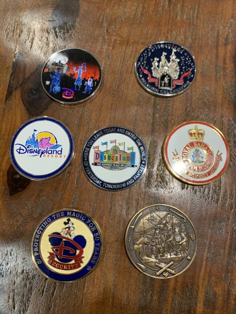 Challenge Coin Bahama Police Disney Cruise Disneyland 