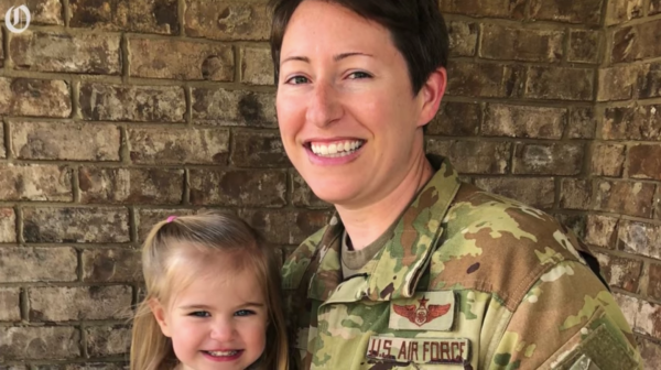 A survivor of ‘Don’t Ask, Don’t Tell’ and cancer just became an Air Force major—from her porch