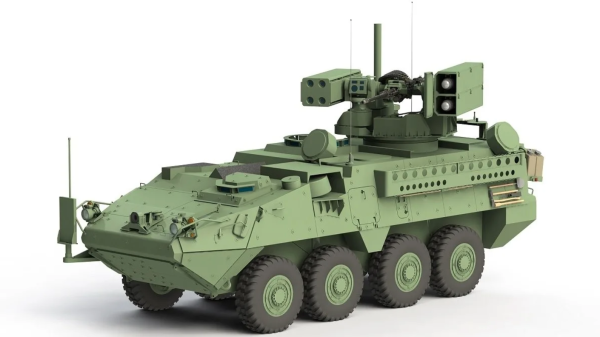 The Army may name its next missile-hauling Stryker after a fictional Warhammer 40,000 tank