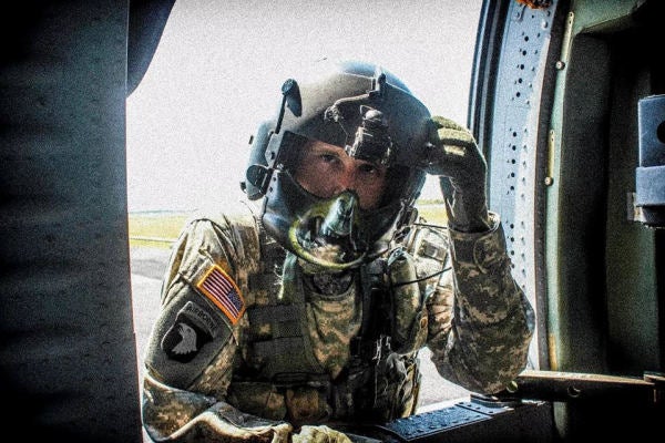 ‘It’s like our warpaint’— Why some Black Hawk crew chiefs paint their face masks something fierce