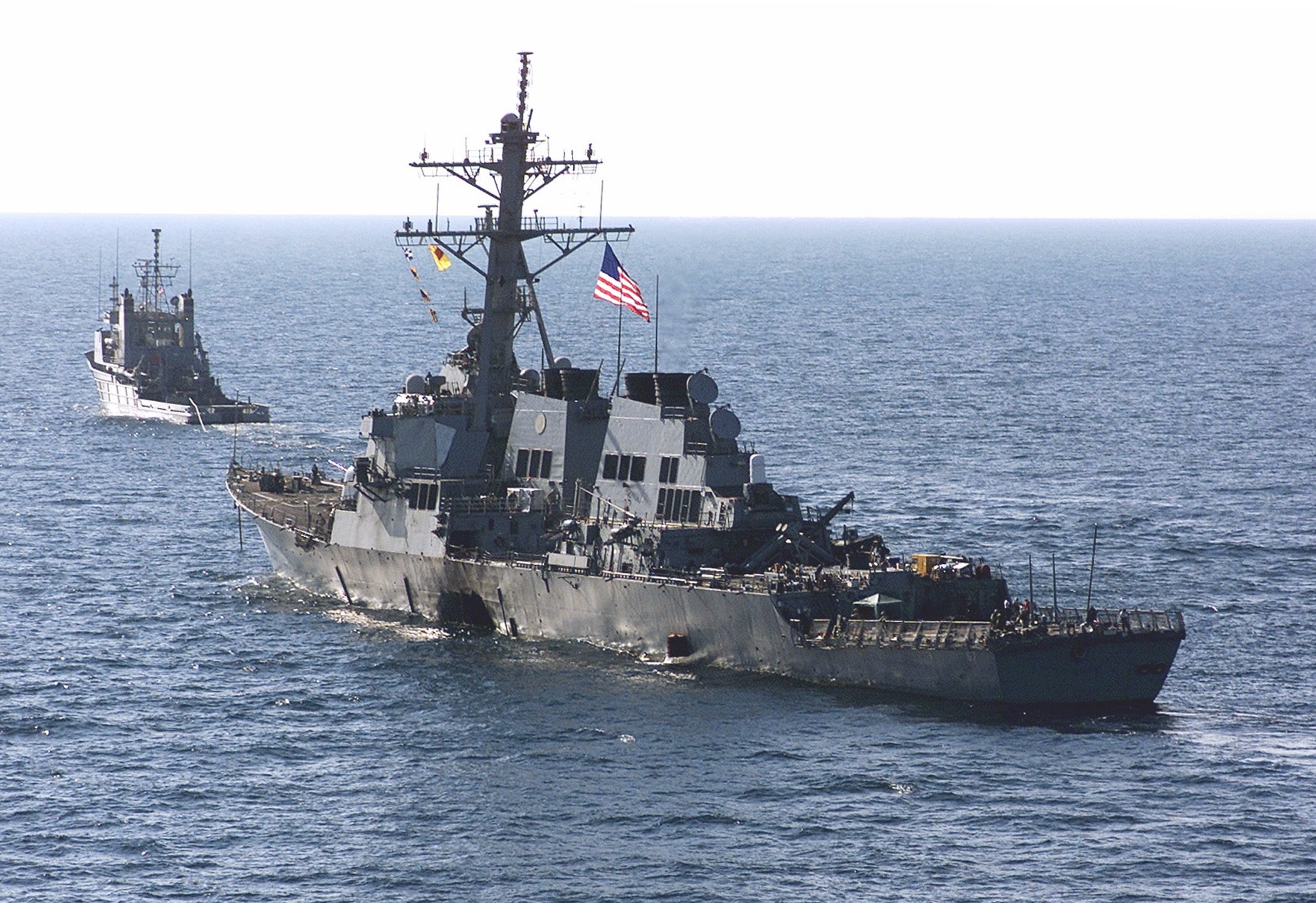 When terrorists attacked the USS Cole, crew members refused to give up the ship