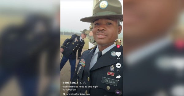 The Army is ‘addressing’ a drill sergeant’s TikTok rant about ‘soft’ recruits using cell phones