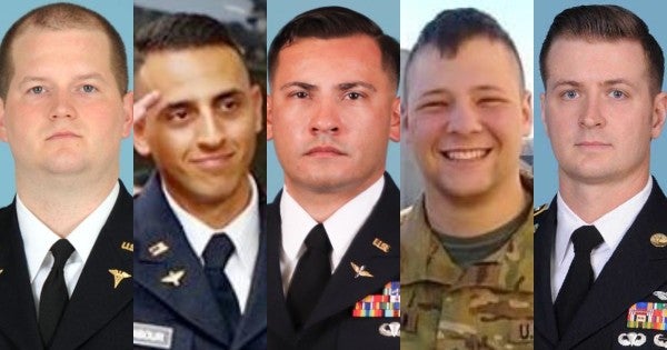 Army identifies five soldiers killed in Black Hawk crash in Egypt