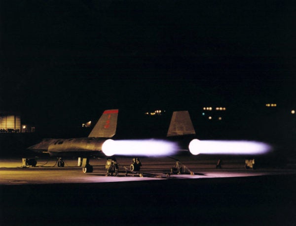 7 Wild Photos Of The SR-71 Blackbird’s Legendary Afterburners In Action