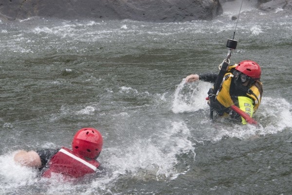 Watch West Virginia Guardsmen Train For Swift Water Rescues In This Intense Video