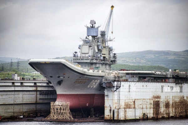 A Look At The Admiral Kuznetsov, Russia’s Only Aircraft Carrier And Floating Garbage Pile