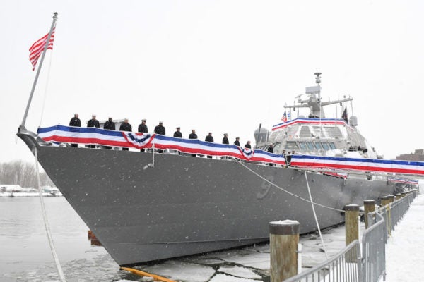 One Of The Navy’s Newest Warships Is Coming Home After 3 Months Stranded In Canada